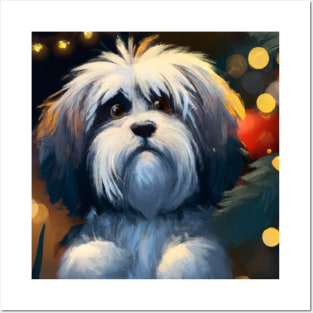 Cute Havanese Drawing Posters and Art